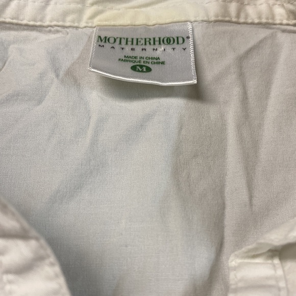 White maternity blouse - Picture 3 of 4